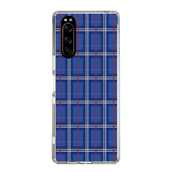 スリムプロテクションケース［ Tartan Check - Blue ］