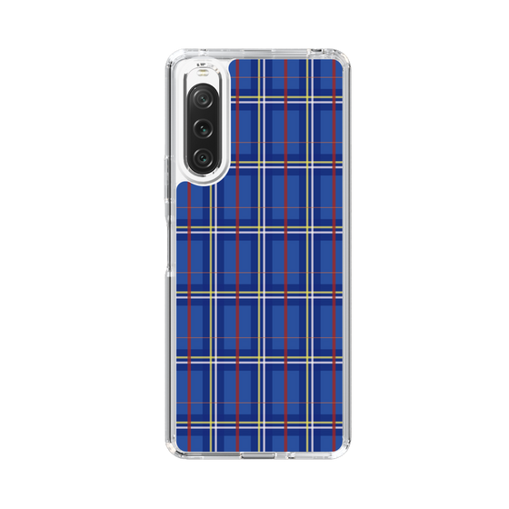スリムプロテクションケース［ Tartan Check - Blue ］