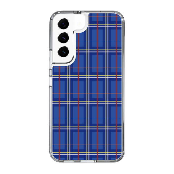 スリムプロテクションケース［ Tartan Check - Blue ］