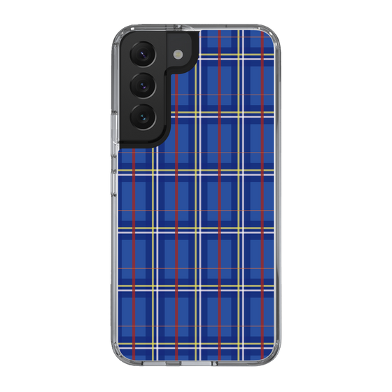 スリムプロテクションケース［ Tartan Check - Blue ］