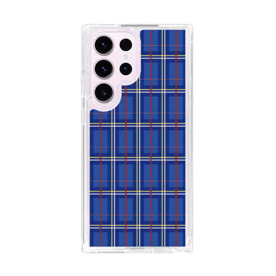 スリムプロテクションケース［ Tartan Check - Blue ］