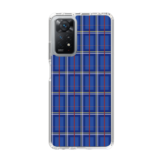 スリムプロテクションケース［ Tartan Check - Blue ］