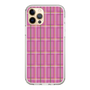 スリムプロテクションケース［ Tartan Check - Pink ］