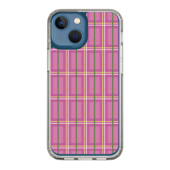 スリムプロテクションケース［ Tartan Check - Pink ］