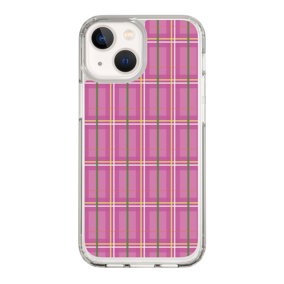 スリムプロテクションケース［ Tartan Check - Pink ］