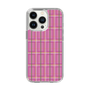 スリムプロテクションケース［ Tartan Check - Pink ］