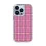 スリムプロテクションケース［ Tartan Check - Pink ］