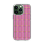 スリムプロテクションケース［ Tartan Check - Pink ］