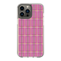 スリムプロテクションケース［ Tartan Check - Pink ］