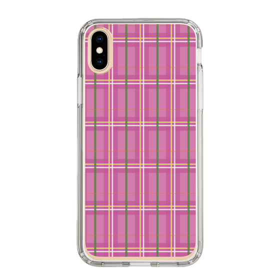 スリムプロテクションケース［ Tartan Check - Pink ］