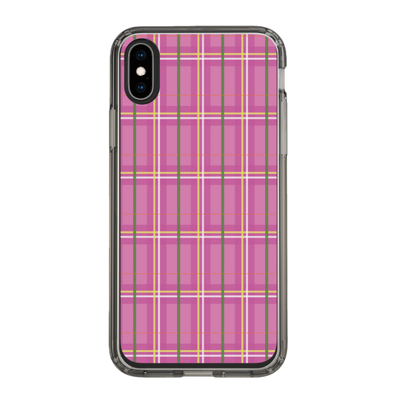 スリムプロテクションケース［ Tartan Check - Pink ］