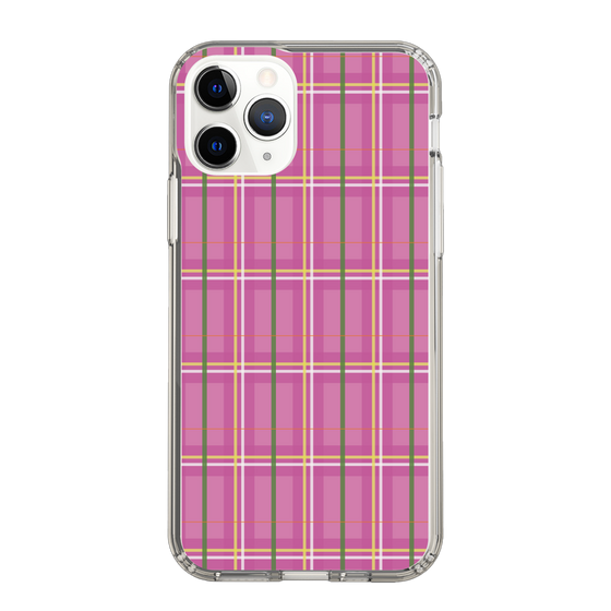 スリムプロテクションケース［ Tartan Check - Pink ］