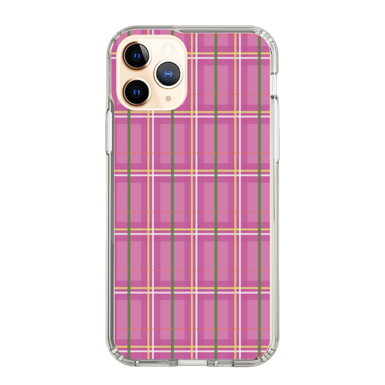 スリムプロテクションケース［ Tartan Check - Pink ］
