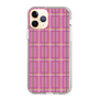 スリムプロテクションケース［ Tartan Check - Pink ］