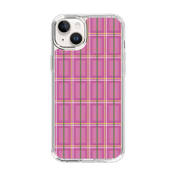 スリムプロテクションケース［ Tartan Check - Pink ］