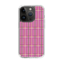 スリムプロテクションケース［ Tartan Check - Pink ］