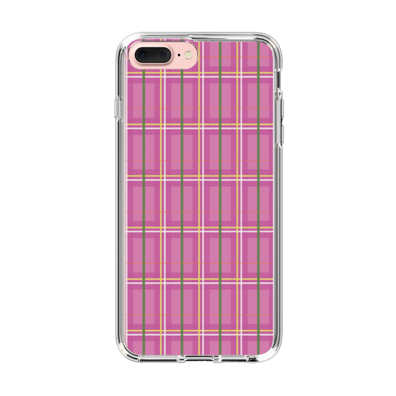 スリムプロテクションケース［ Tartan Check - Pink ］