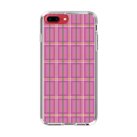 スリムプロテクションケース［ Tartan Check - Pink ］