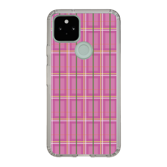 スリムプロテクションケース［ Tartan Check - Pink ］