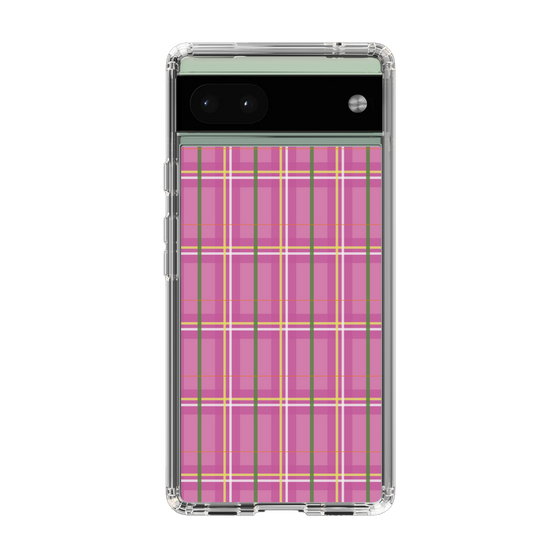 スリムプロテクションケース［ Tartan Check - Pink ］