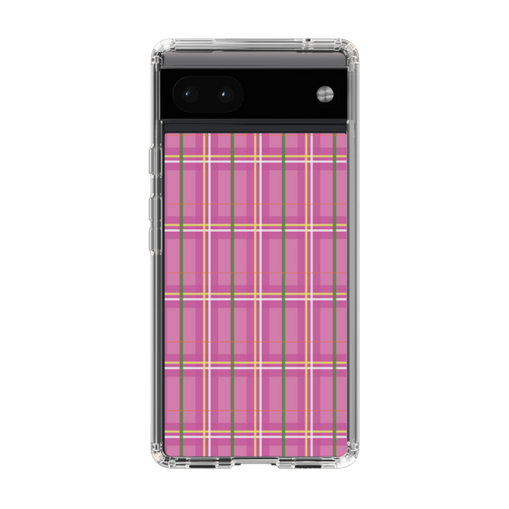 スリムプロテクションケース［ Tartan Check - Pink ］