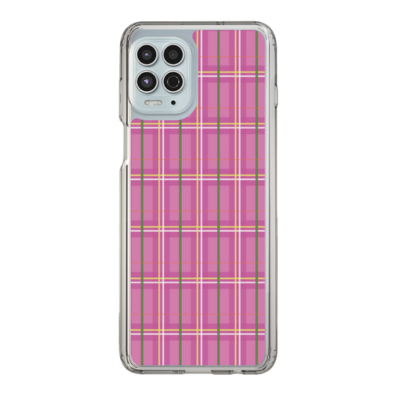 スリムプロテクションケース［ Tartan Check - Pink ］