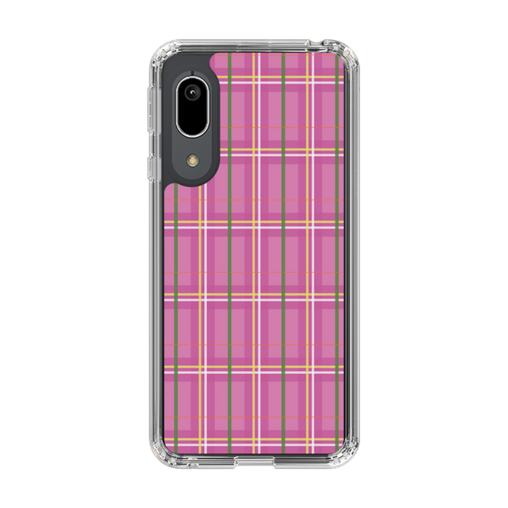 スリムプロテクションケース［ Tartan Check - Pink ］