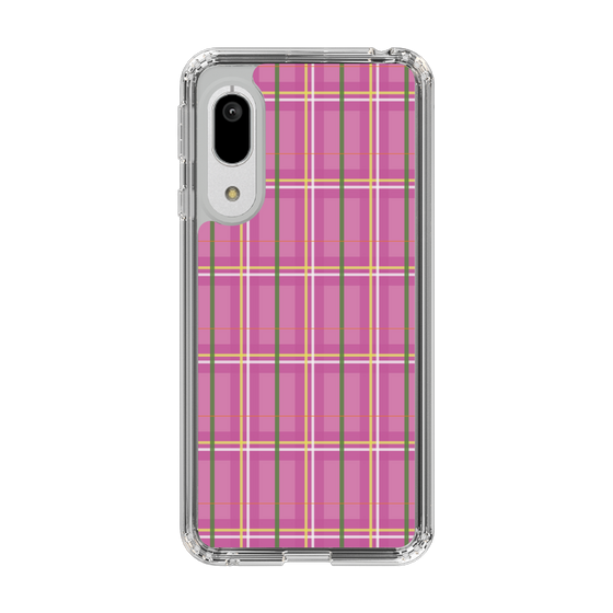 スリムプロテクションケース［ Tartan Check - Pink ］