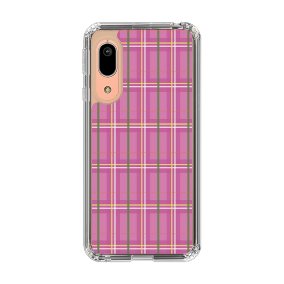 スリムプロテクションケース［ Tartan Check - Pink ］