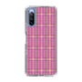スリムプロテクションケース［ Tartan Check - Pink ］