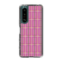 スリムプロテクションケース［ Tartan Check - Pink ］