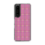 スリムプロテクションケース［ Tartan Check - Pink ］