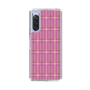スリムプロテクションケース［ Tartan Check - Pink ］