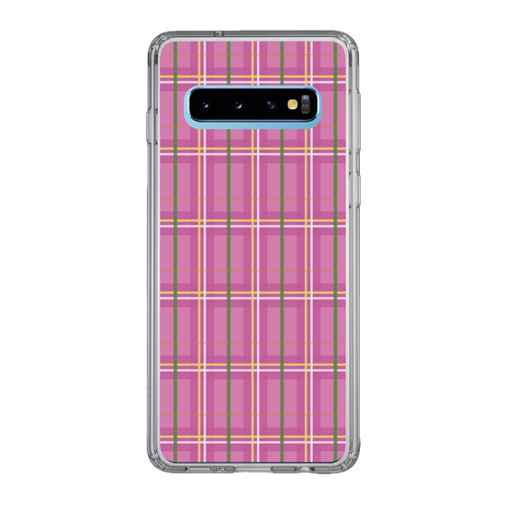 スリムプロテクションケース［ Tartan Check - Pink ］