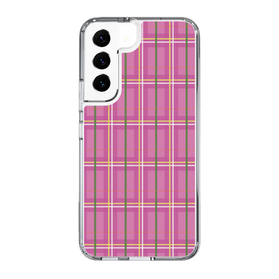 スリムプロテクションケース［ Tartan Check - Pink ］