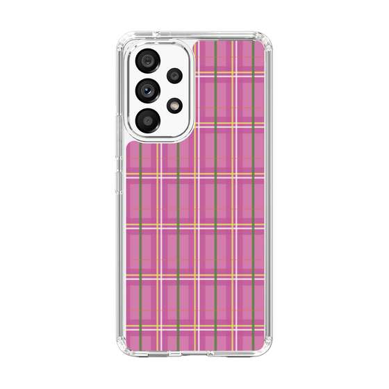 スリムプロテクションケース［ Tartan Check - Pink ］