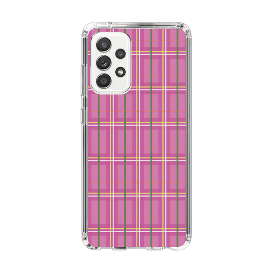 スリムプロテクションケース［ Tartan Check - Pink ］