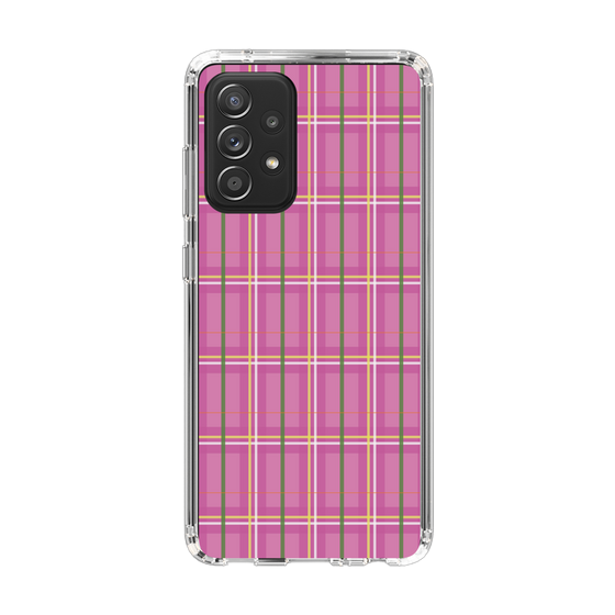 スリムプロテクションケース［ Tartan Check - Pink ］