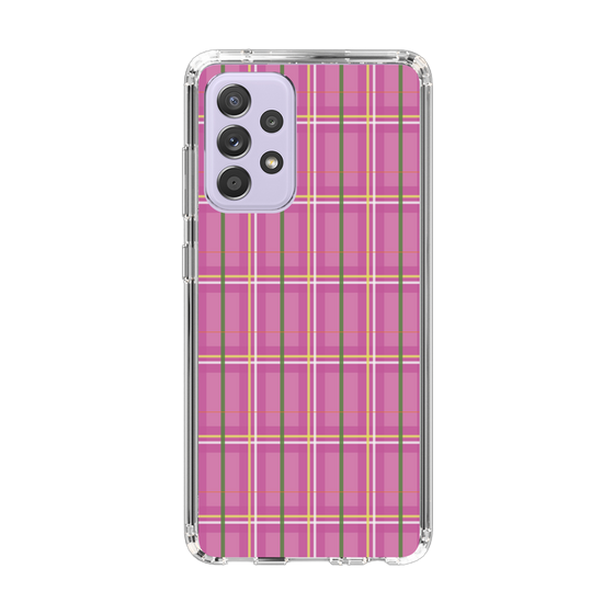スリムプロテクションケース［ Tartan Check - Pink ］
