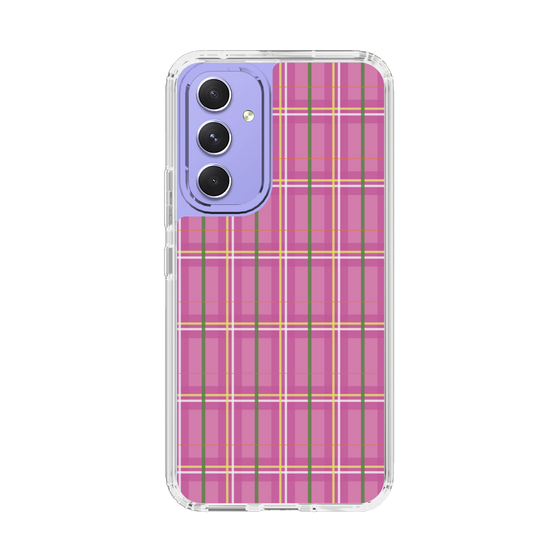 スリムプロテクションケース［ Tartan Check - Pink ］