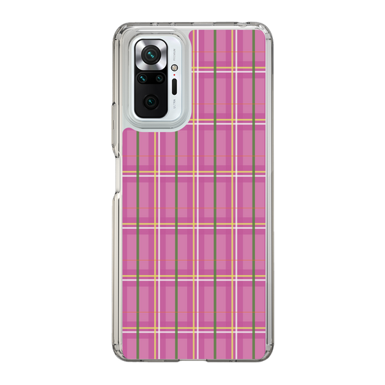 スリムプロテクションケース［ Tartan Check - Pink ］