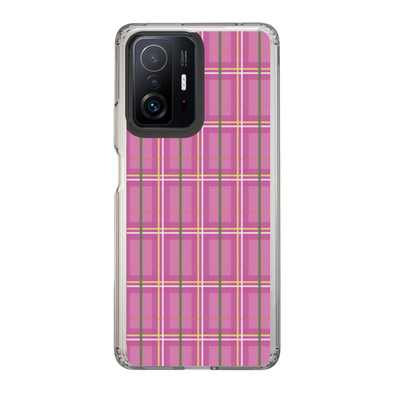 スリムプロテクションケース［ Tartan Check - Pink ］