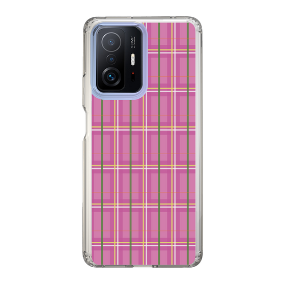 スリムプロテクションケース［ Tartan Check - Pink ］