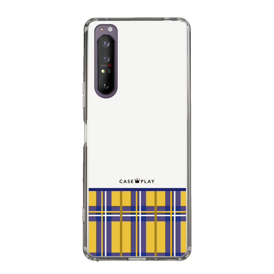 スリムプロテクションケース［ CASEPLAY Tartan Check ］