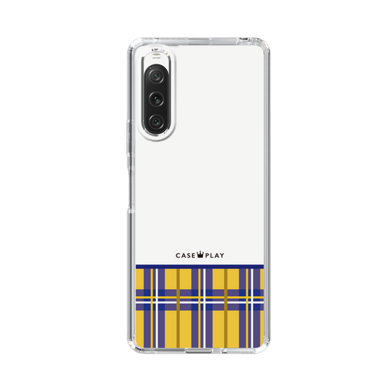 スリムプロテクションケース［ CASEPLAY Tartan Check - Yellow ］