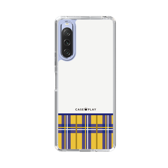 スリムプロテクションケース［ CASEPLAY Tartan Check - Yellow ］