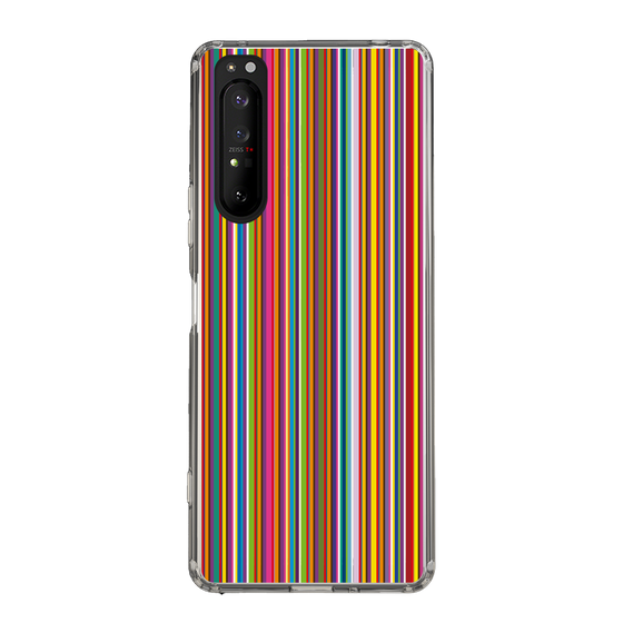 スリムプロテクションケース［ Colorful Stripe ］