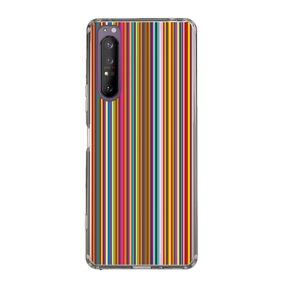 スリムプロテクションケース［ Colorful Stripe ］