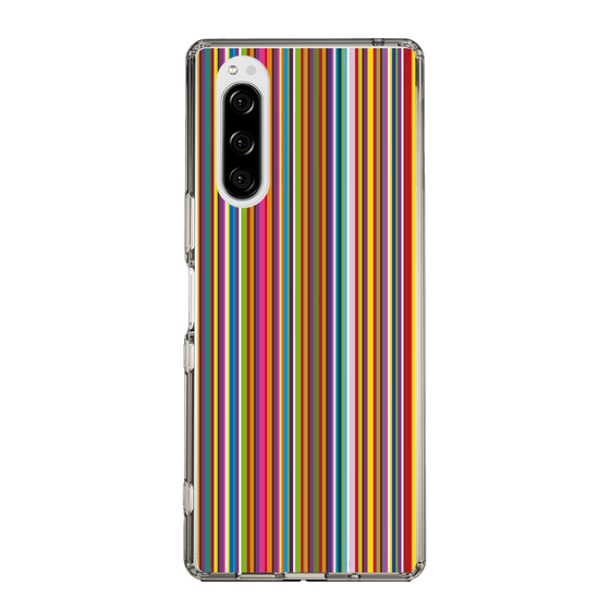 スリムプロテクションケース［ Colorful Stripe ］