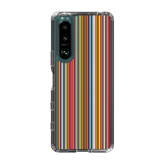 スリムプロテクションケース［ Colorful Stripe ］